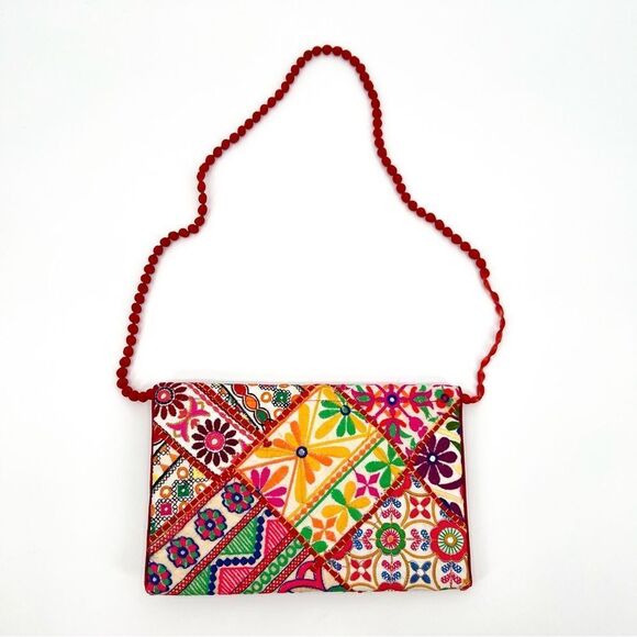 New Purse Cross Bag Handmade Embroidered Colorful Patterned - Picture 5 of 8